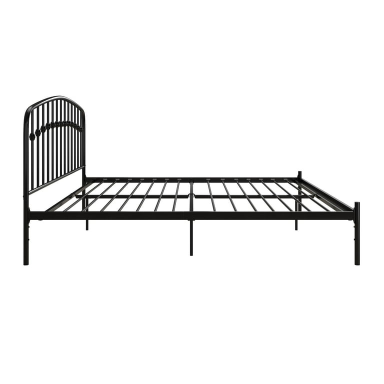 DHP Narla Metal Platform Bed Frame, King, Black - Walmart.com