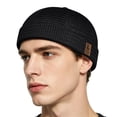 thumbnail image 5 of Apeya Men's Breathable Mesh Brimless Hat, Summer Docker Skullcap Beanie, Lightweight Sailor Cap for Sports, Structured Dome Cap, Casual Flip Cap, 5 of 9