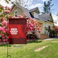 thumbnail image 2 of Red Ribbon Week Awareness Garden Flag Decoration Yard Farmhouse Double Sided Holiday Party Outdoor Camping Decor Flags 12x18in, 2 of 7