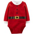 thumbnail image 1 of Carter s Uni Baby Holiday Bodysuit Baby - Santa - 3 Months, 1 of 2