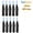 black-10pc, variant on 10PCS Torch Lighters Adjustable Jet Flame Portable with Safety Lock Windproof Butane Lighters Gift Box for Candles BBQ Tool