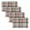 Berry Frost Plaid Green Placemat Set Of 4, variant on Split P Winter Blush Placemat Set of 4