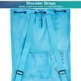 thumbnail image 5 of Aqua Dolfino Mesh Swimwear Bag with Shoulder Straps, Blue, 5 of 9