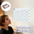 thumbnail image 3 of Large Yearly Wall Calendar 2026, Full Year Calendar One Page, Jan. 2026 - Dec. 2026, Annual Wall Calendar 2026,10.3"X 7.3" Planner 2026 Large with Stickers and Writing Paper(A), 3 of 5