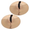 thumbnail image 1 of OFFIGAM 1Pair Copper Belly Dancing Finger Cymbals Handheld Percussion Instrument for Parties, 1 of 8