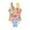 A-Multicolour, variant on MuXiKeJi Clothes Girls Swimsuit Tropical Print Cut Out One Piece Bathing Suit with Chest Pad Adjustable Straps Girls' Swimwear 7-18T