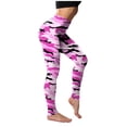 thumbnail image 2 of Icvfdpl Womens Yoga Pants Camouflage Printed Sports Leggings Bodybuilding Workout Trousers Female Tracksuit Red L, 2 of 9
