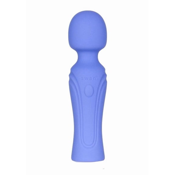 Swan Mini Wand Rechargeable Silicone Personal Massage Wand, Purple