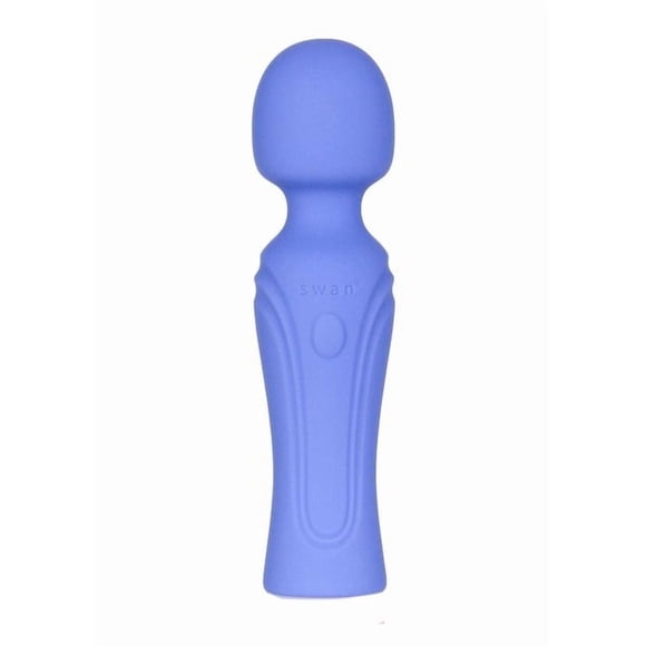Swan Mini Wand Rechargeable Silicone Personal Massage Wand, Purple