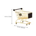 thumbnail image 4 of Shopping Cart Shape Makeup Sponge Holder Makeup Powder Puff Drying Rack, 4 of 8