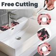 thumbnail image 3 of Xecao Chibi Axolotl Sakura Fantasy for Kitchen Sink Splash Guard Faucet Mat , Faucet Guard & Draining mat, (15" X 5.5" ), 3 of 7