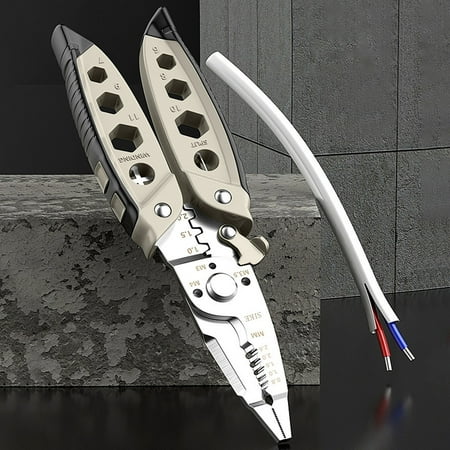

GAZHEK Clearance Sales Cheap Multi Function Wire Stripping Pliers Electrical Wire Stripping Pliers Manual Wire Stripping Pliers Multiple Specifications