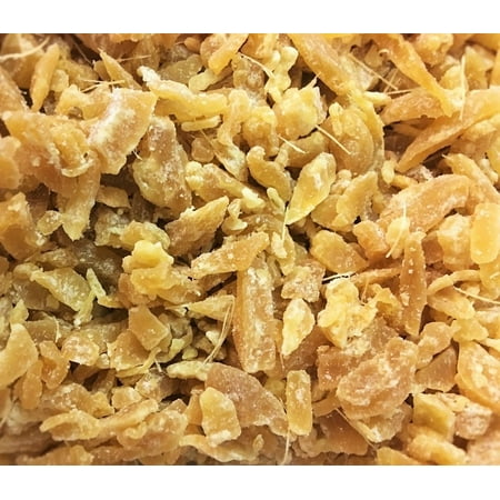 Chocolate Crystallized Ginger - Diced Crystallized Ginger with Lime by Its Delish (1 lb)