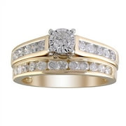 Forever Bride Round Yellow Diamond 10K FB YG 1/2 CTTW, Gold