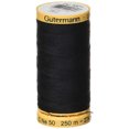 thumbnail image 4 of GÜTERMANN Cotton 50wt Thread, 250m, Black, Strong & Lustrous for Sewing, 4 of 4
