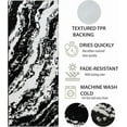 thumbnail image 6 of Chesapeake Marble Micro Knitted Bath Runner - 22"X60" - Grey, 6 of 6