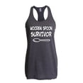 thumbnail image 1 of MmF - Women's Racerback Tank Top, up to Women Size 2XL - Wooden Spoon Survivor, 1 of 2