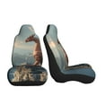 thumbnail image 3 of Honeii Red Dragon Mountain Sunrise for Car Seat Covers Full Set, Seat Covers for Cars, Car Seat Protector Waterproof, Leather Car Seat Cushion-1, 3 of 9
