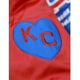 thumbnail image 5 of Big Boy Kansas City Monarchs S1 Satin Mens Baseball Jacket [Royal Blue - L], 5 of 8