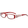 thumbnail image 4 of Reading Glasses +7.00 +7.50 +8.00 Ladies Spring Hinge with Laser Pattern Readers Pc Frame Eyeglasse, 4 of 4