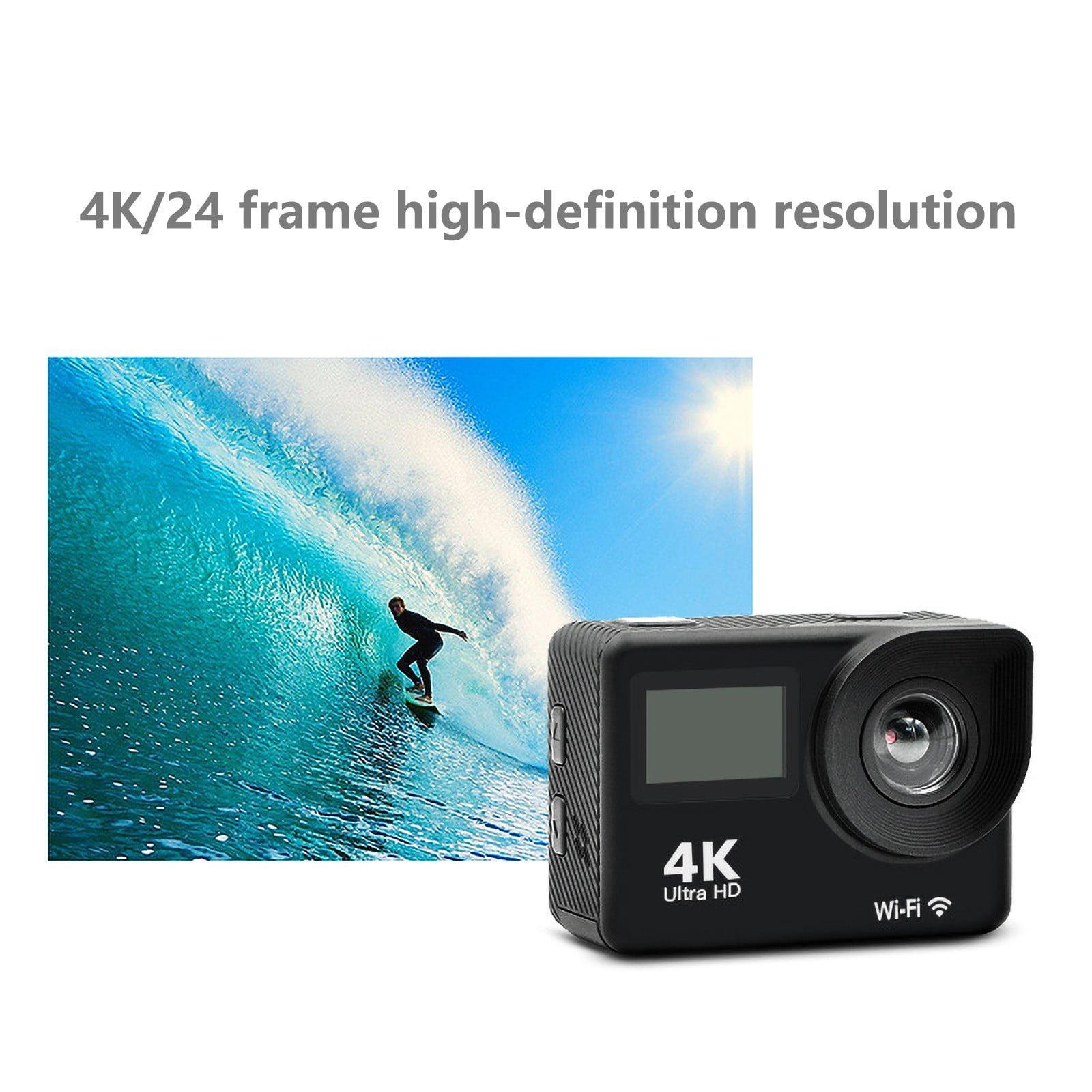 SCNOR HD 4K Digital Video Cameras,16x Zoom,48MP,Portable Camera,3 inch LCD Screen,Black