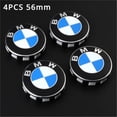 thumbnail image 3 of 45/74/82mm/56mm/68mm Auto Car Styling Emblem Badge Front Rear Trunk Logo steering wheel wheel hub cap Sticker For M accessor 4Pcs 56MM, 3 of 6