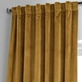 thumbnail image 5 of HPD Half Price Drapes Signature Apple Cider Gold Plush Velvet Blackout Curtains (1 Panel), 50W X 84L, 5 of 6