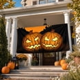 thumbnail image 6 of ShengapQ Halloween Decorative Flag, Pumpkin Flag, Outdoor Yard Decor, Spooky Seasonal Flag, Waterproof Polyester Flag with Grommets, Halloween Garden Decoration, 59×36in, 6 of 7