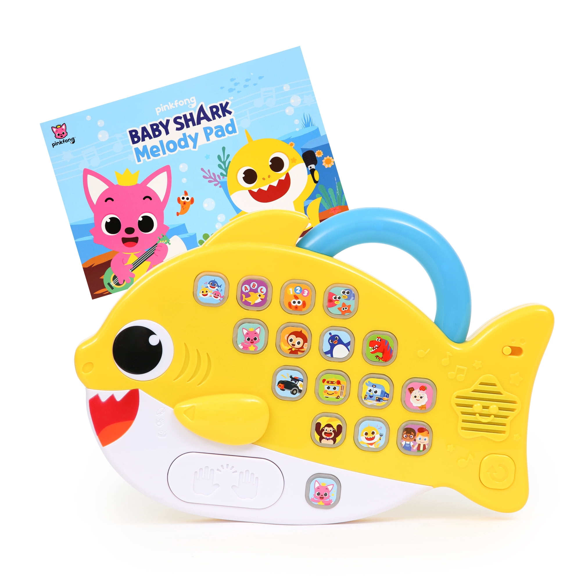 Baby Shark Melody Pad with Lyrics Booklet, Baby Shark Toys, Interactive