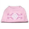 Pink Snowflake Swirls Screenprint Shirts Light Pink XS (8)