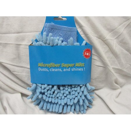 Super Mitt Microfiber Cleaning Glove Dual Sided Chenille Glove