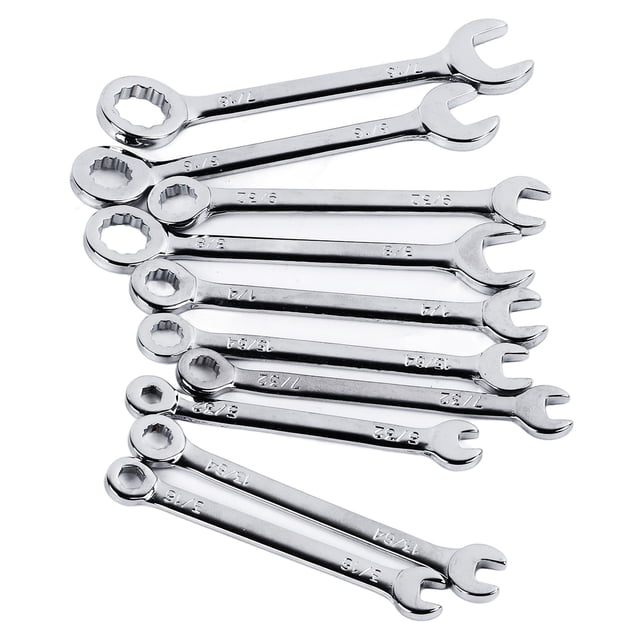 Mini Wrench Set, Mini Combination Wrench Set Portable Lightweight for Plumbing Maintenance