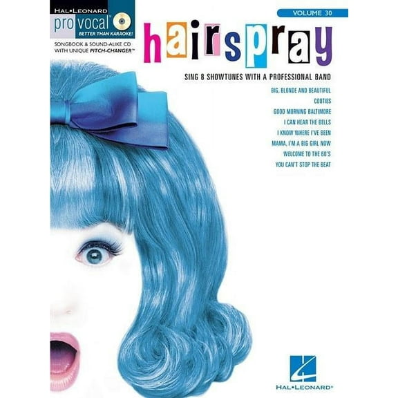 Hal Leonard Hairspray Pro Vocal Songbook for Female Singers Volume 30 Book/CD