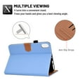 thumbnail image 4 of iPad mini 6 Case, Dteck Flip Case for iPad mini 8.3 inch 2021, Matte PU Leather Wallet Case with Auto Wake Sleep For iPad mini (6th Generation),Blue, 4 of 5