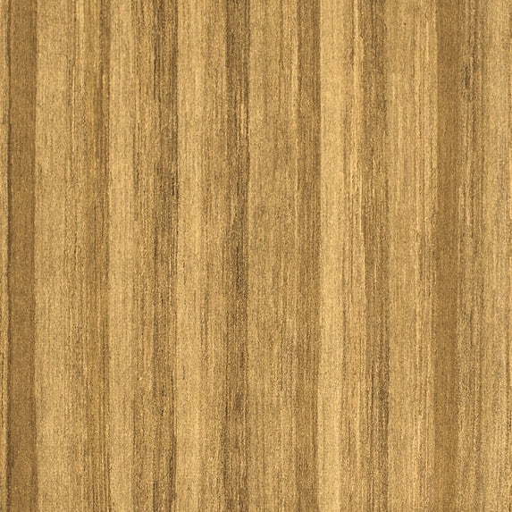 Ahgly Company Indoor Square Abstract Brown Modern Area Rugs, 8' Square