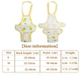 thumbnail image 2 of Unique Bargains Dog Diapers for Female Dogs Washable Reusable Panties Yellow White S, 2 of 7