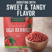Viva Naturals Organic Goji Berries, 1 lb. - Handpicked