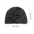 thumbnail image 4 of Unique Bargains 1 Pc Breathable Double Layer Swimming Cap Black, 4 of 6