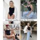 thumbnail image 3 of Tummy Control Bodysuit For Women - Seamless Shapewear Thong Body Shaper Butt Lifter, 3 of 4