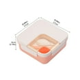 thumbnail image 4 of Billuyoard Fiambrera con compartimentos, portátil, para oficina, horno cuadrado, contenedor de alimentos, sellado, plástico, transporte, Mostrada Rosado, 4 of 6