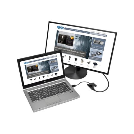 UPC: 0037332193216 | Tripp Lite P136-06N-HV-V2 DisplayPort to HDMI VGA Adapter Converter 4Kx2K DP to HDMI VGA