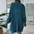 thumbnail image 5 of Sevevn Women's Winter Loose Solid Sweater Long Sleeve Cardigan Top Coat Gift for Girls, 5 of 6