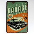 thumbnail image 1 of ORUYROP Metal Tin Sign Garage Service Decor Bar Pub Home Vintage Retro TIN Sign 7.8X11.8 INCH, 1 of 1