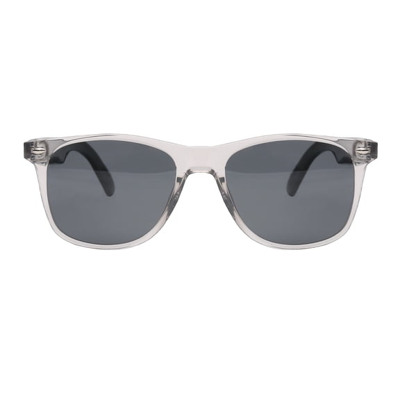 Eyefly Rx'able Unisex Rechargeable Bluetooth Sunglasses, Wave, Grey Crystal, 55.0-18.5-145, with Case