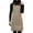 Beige, variant on ONEKISS Aprons with Pockets Canvas Cotton Waterproof Cooking Apron for Men & Women, Adjustable Straps, One Size Fits Most