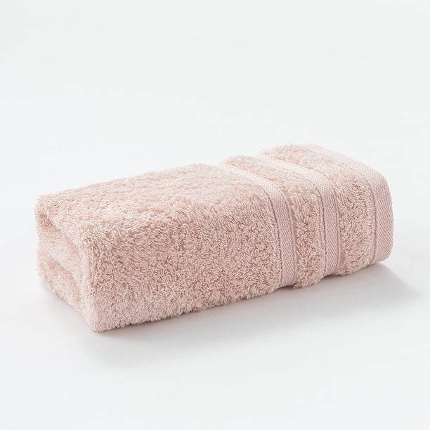 Nvzi 3 toallas de mano para baño, unisex, de algodón suave y supersuave, muy absorbentes, ideales para la ducha, la piscina, el spa, el gimnasio y para uso diario. Medidas: 34 x 72 cm (rosa).
