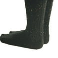 thumbnail image 3 of Lian LifeStyle Big Girl's 3 Pair's Exceptional High Crew Wool Socks Non Slip, Cozy and Cool HR1412 Size 6-9 (Black), 3 of 4