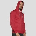 thumbnail image 2 of Campus Sutra Men Zipper Solid Full Sleeve Stylish Casual Hooded Sweatshirts, 2 of 3