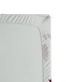 thumbnail image 2 of Ambesonne Spring Fitted Sheet, Flower Butterflies, Twin Size, Maroon Black Pink, 2 of 2