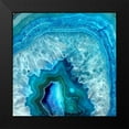 thumbnail image 2 of Kimberly, Allen 12x12 Black Modern Framed Museum Art Print Titled - Blue Geo 2, 2 of 5